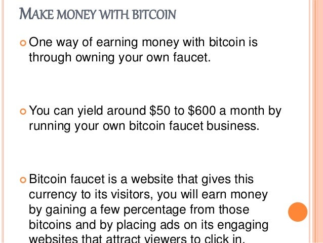 How To Make Money With Bitcoin Bitcoprofits - 